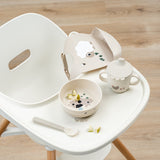 DonebyDeer Sand Foodie Første Dinner Set With Sugekop Tiny Farm