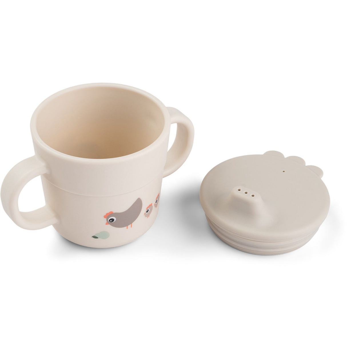 DonebyDeer Sand Foodie Første Dinner Set With Sugekop Tiny Farm