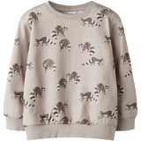 Name It Simply Taupe Nmmkeonel Ls Nreg Swe Unb