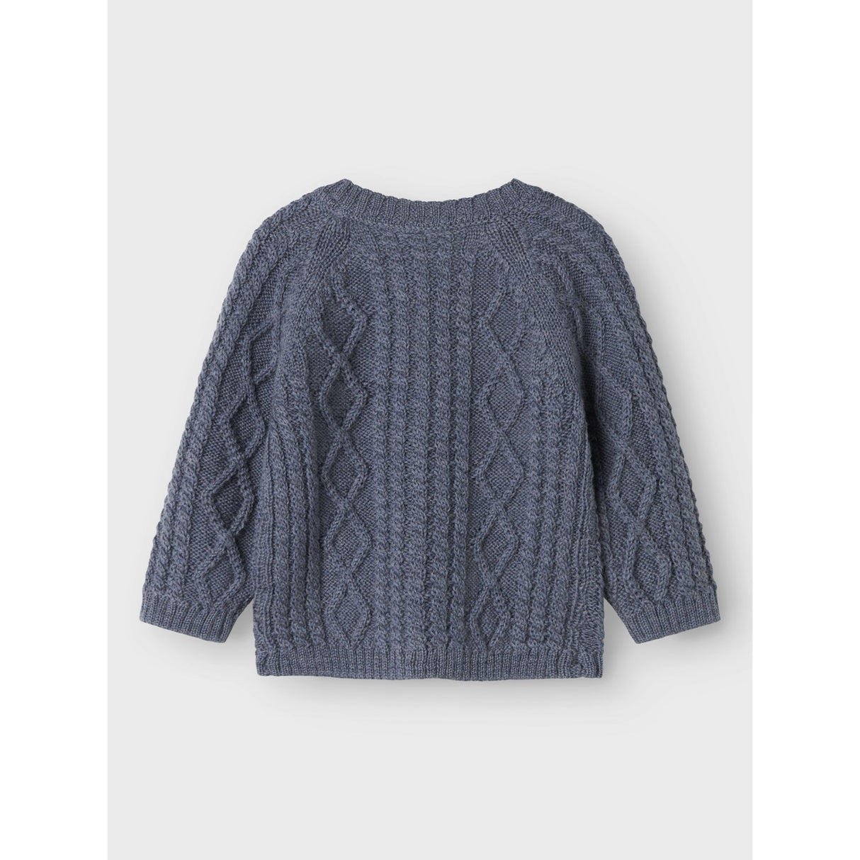 Name It Folkstone Gray Nbmwrilla Wool Ls Knit Card