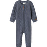 Name It Folkstone Gray Nbmwrilla Wool Ls Knit Suit
