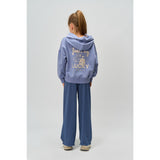 The New Navy Blazer Rina Wide Glitter Rib Pants