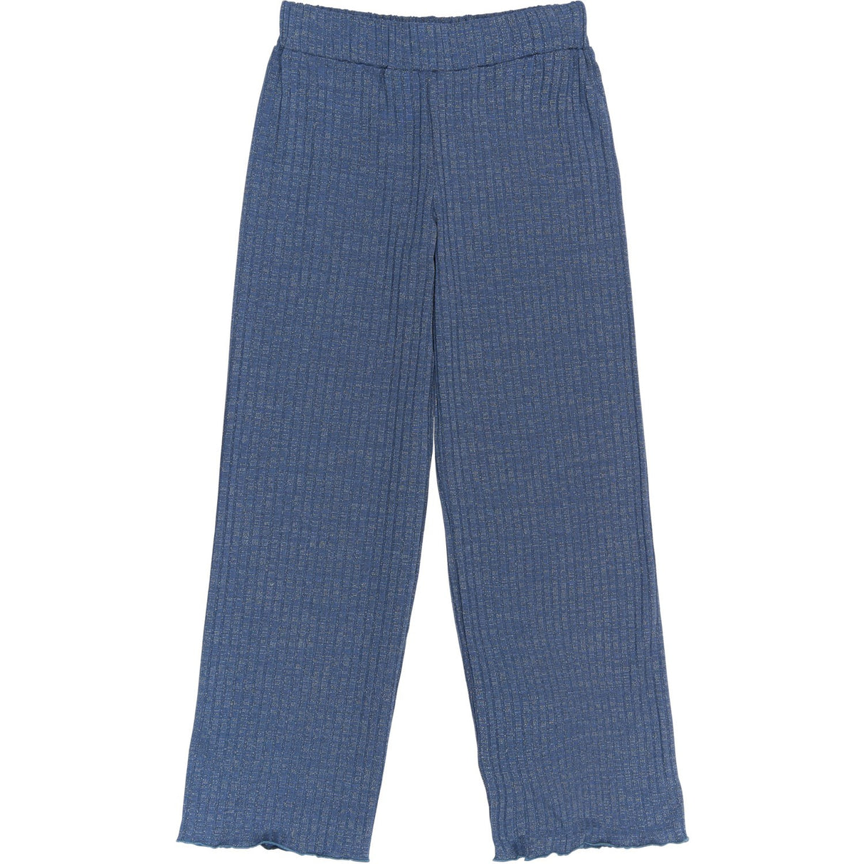 The New Navy Blazer Rina Wide Glitter Rib Pants