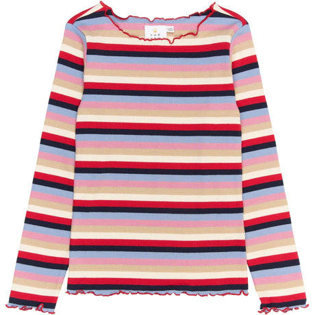 The New Multi Striped Rosie L_S Rib Tee