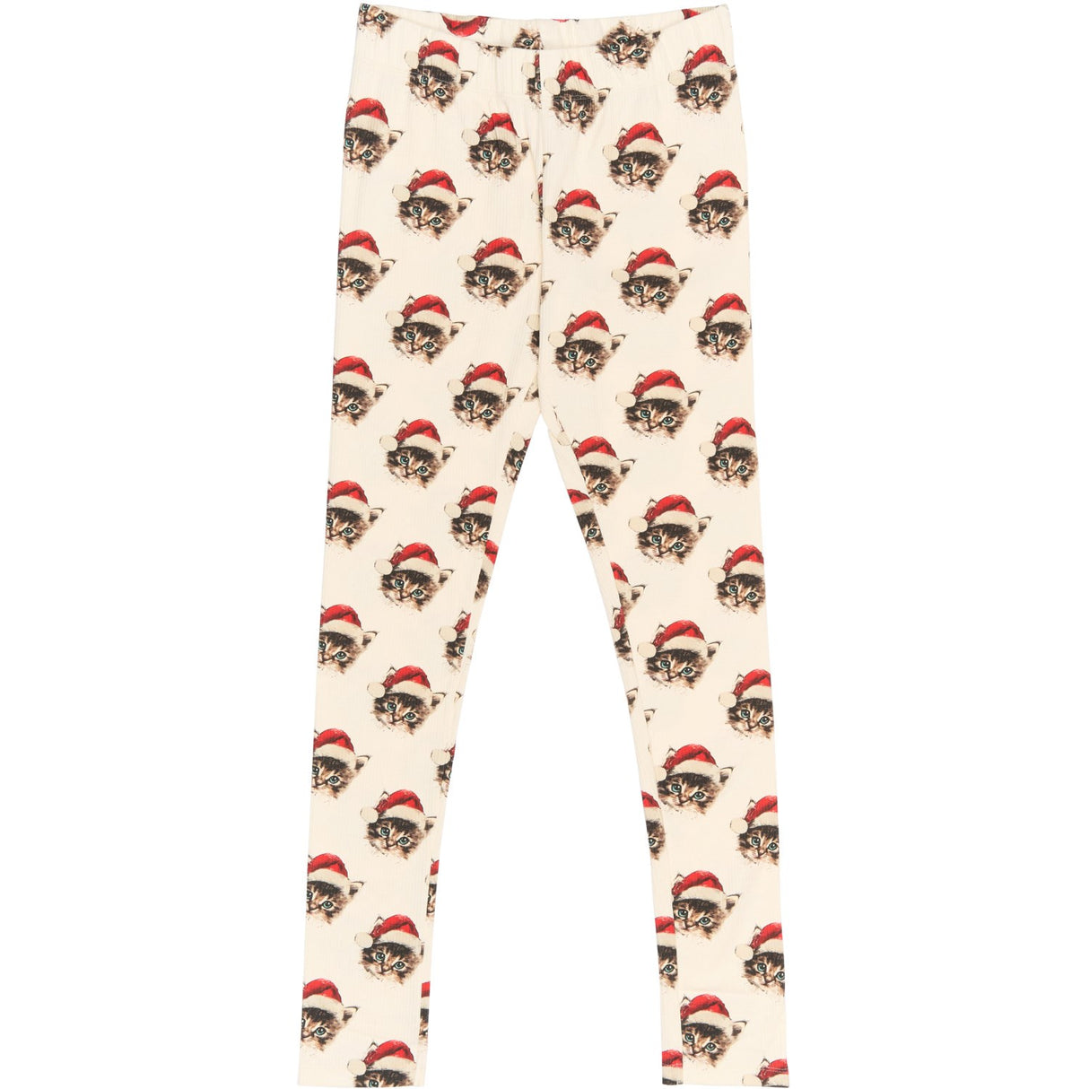 The New Gardenia Cat AOP Holiday Adult Rib Night Set