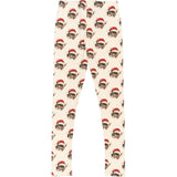 The New Gardenia Cat AOP Holiday Adult Rib Night Set