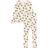 The New Gardenia Dino AOP Holiday Adult Rib Night Set