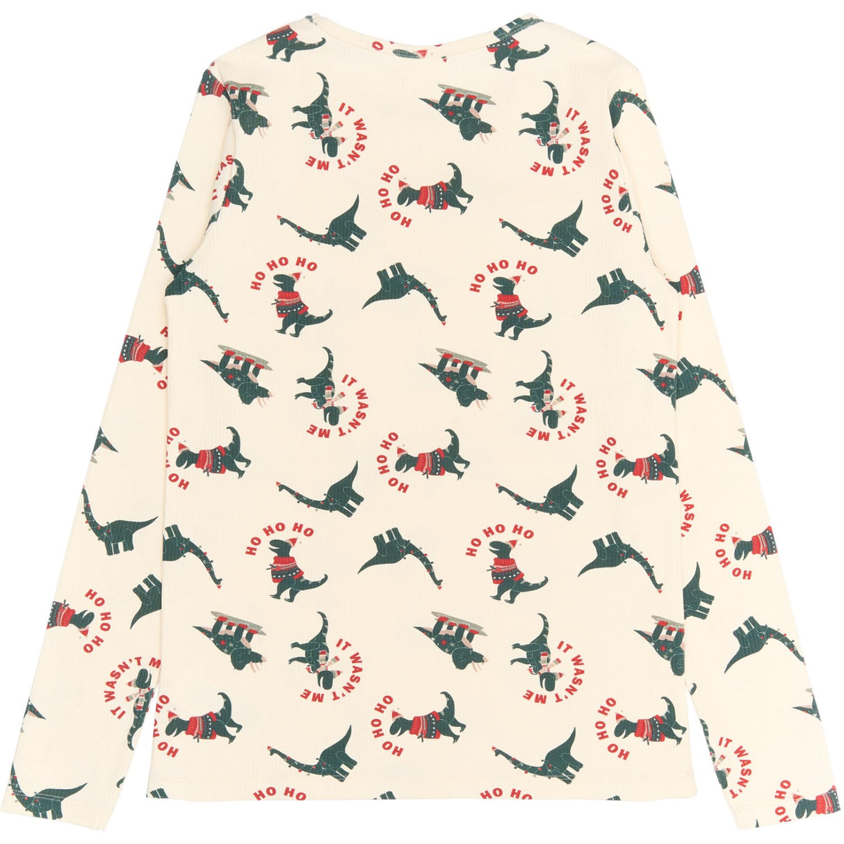 The New Gardenia Dino AOP Holiday Adult Rib Night Set