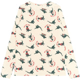 The New Gardenia Dino AOP Holiday Adult Rib Night Set