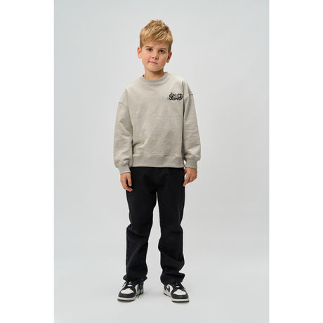 The New Light Grey Melange Ron Melange Oversize Sweatshirt