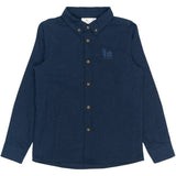 The New Navy Blazer Melange Rick L_S Shirt