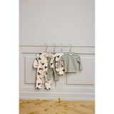 THE NEW Siblings Lily Pad Striped Fro Rib Leggings