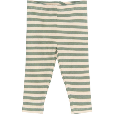 THE NEW Siblings Lily Pad Striped Fro Rib Leggings