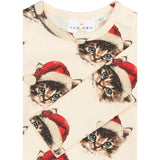 THE NEW Siblings Gardenia Cat AOP Holiday L_S Rib Body