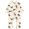 THE NEW Siblings Gardenia Dino AOP Holiday L_S Rib Jumpsuit