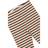 THE NEW Siblings Toffee Striped Fro Rib Leggings