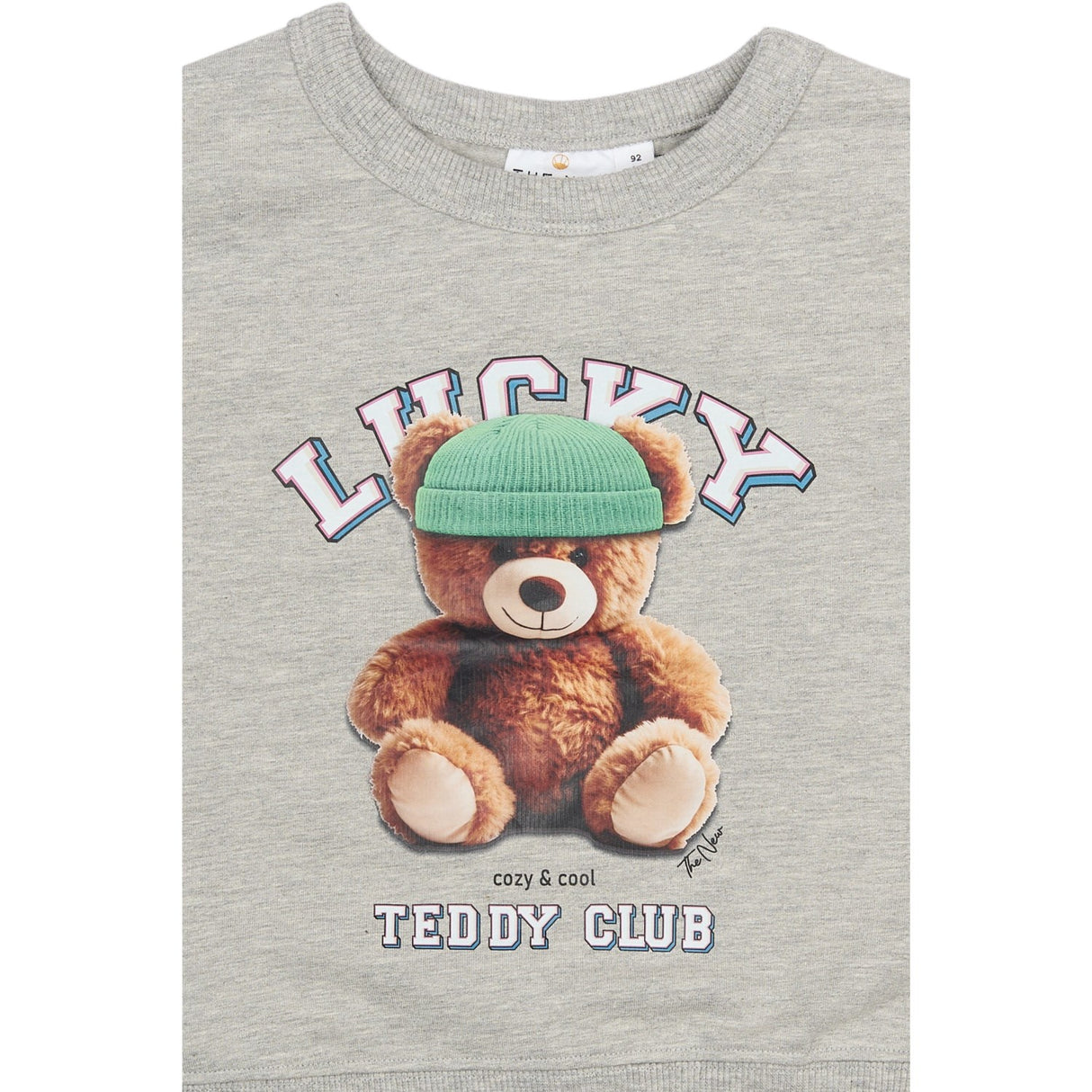 THE NEW Siblings Light Grey Melange Pippin Oversize Sweatshirt