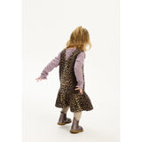 THE NEW Siblings Feather Gray AOP Paloma S_L Denim Dress