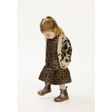 THE NEW Siblings Feather Gray AOP Paloma S_L Denim Dress