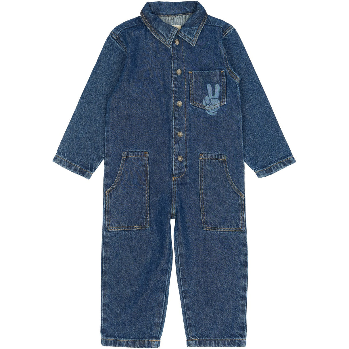 THE NEW Siblings Blue Denim Parker Denim Boilersuit