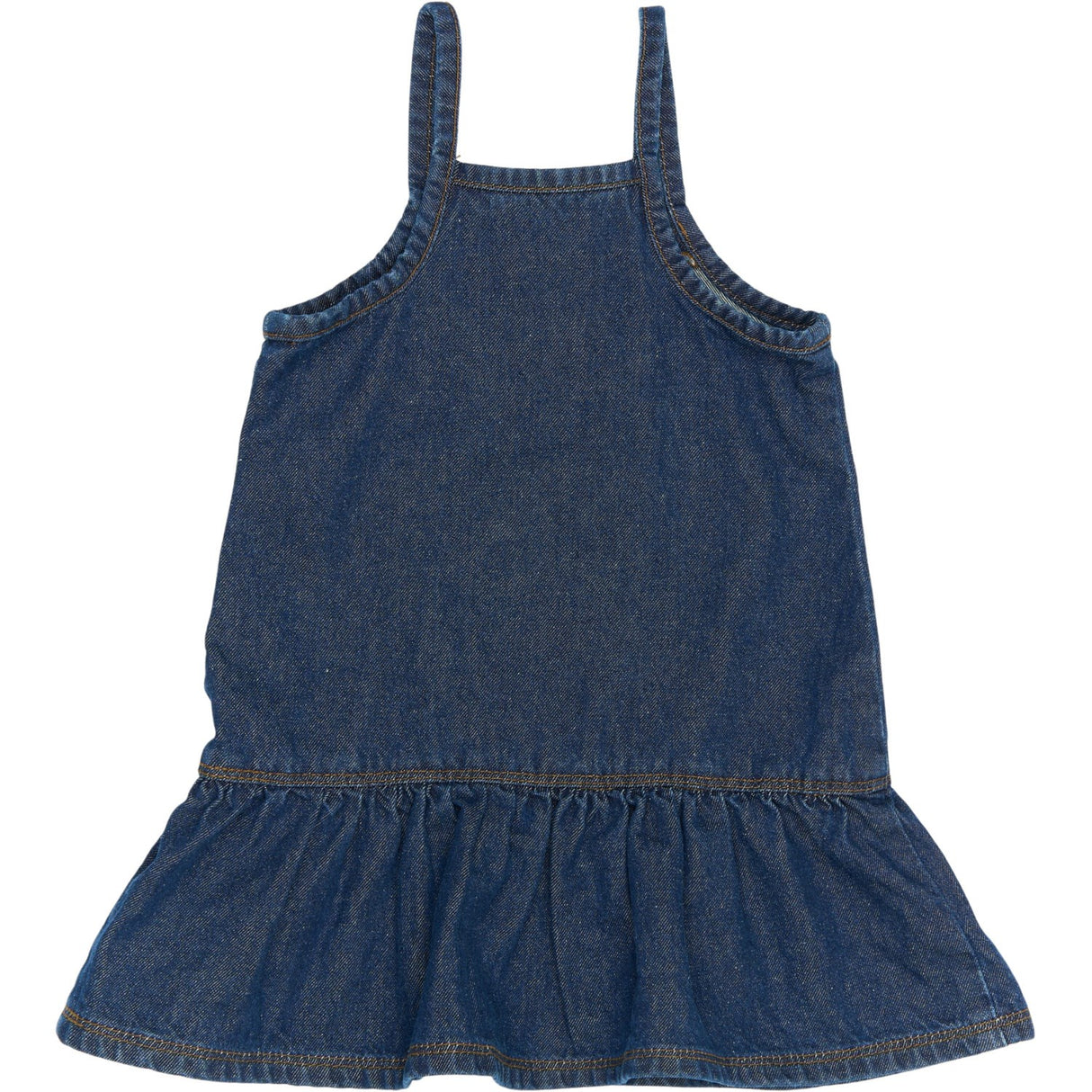 THE NEW Siblings Medium Blue Denim Raya Strap Denim Dress