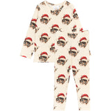 THE NEW Siblings Gardenia Cat AOP Holiday Rib Night Set