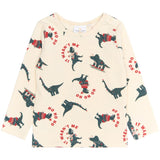 THE NEW Siblings Gardenia Dino AOP Holiday Rib Night Set