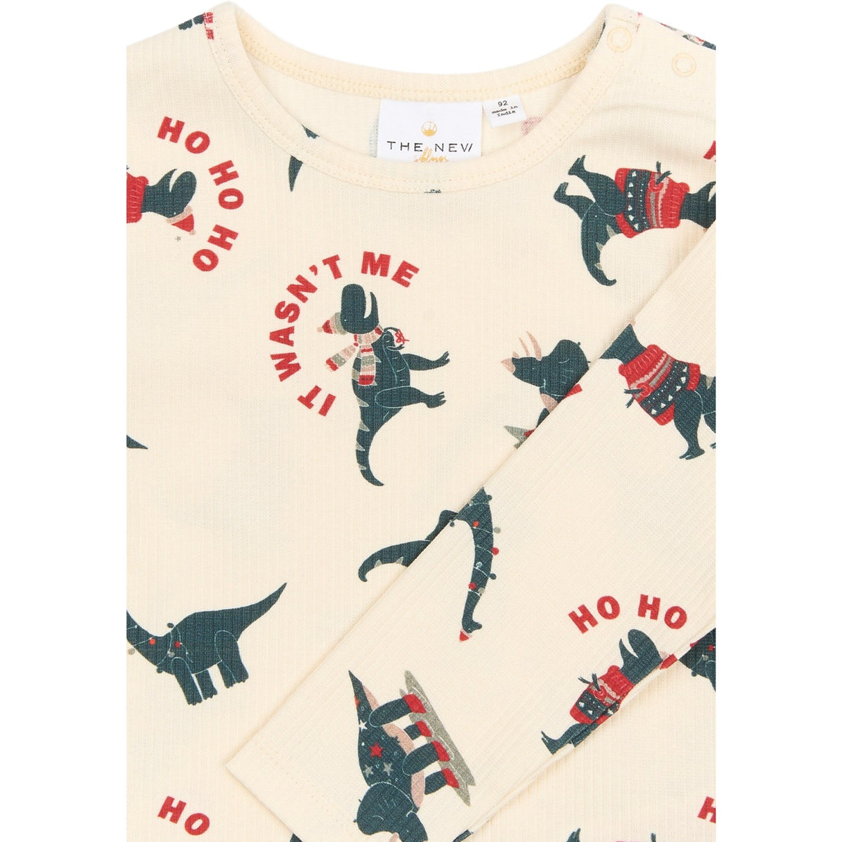 THE NEW Siblings Gardenia Dino AOP Holiday Rib Night Set