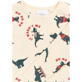 THE NEW Siblings Gardenia Dino AOP Holiday Rib Night Set