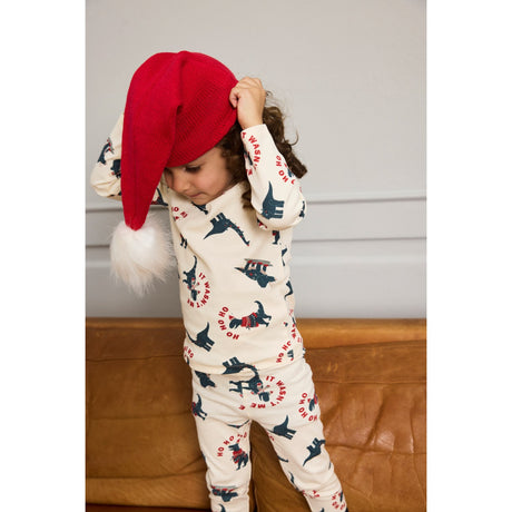 THE NEW Siblings Gardenia Dino AOP Holiday Rib Night Set