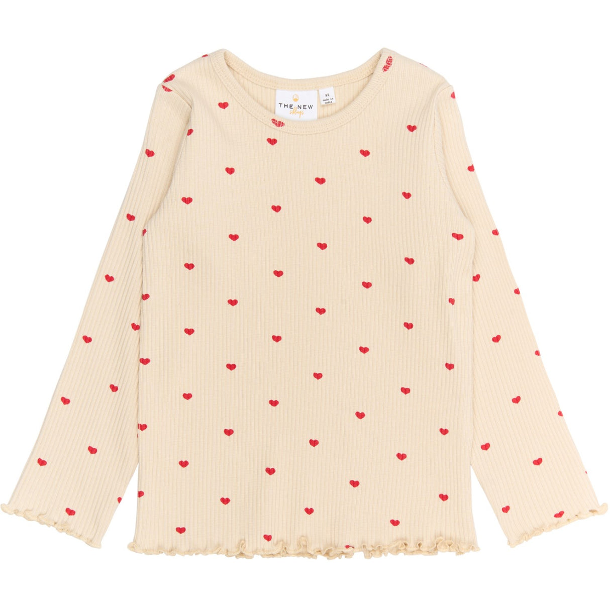 THE NEW Siblings Gardenia AOP Holiday Heart Rib Night Set