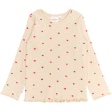 THE NEW Siblings Gardenia AOP Holiday Heart Rib Night Set