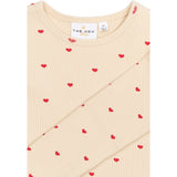 THE NEW Siblings Gardenia AOP Holiday Heart Rib Night Set