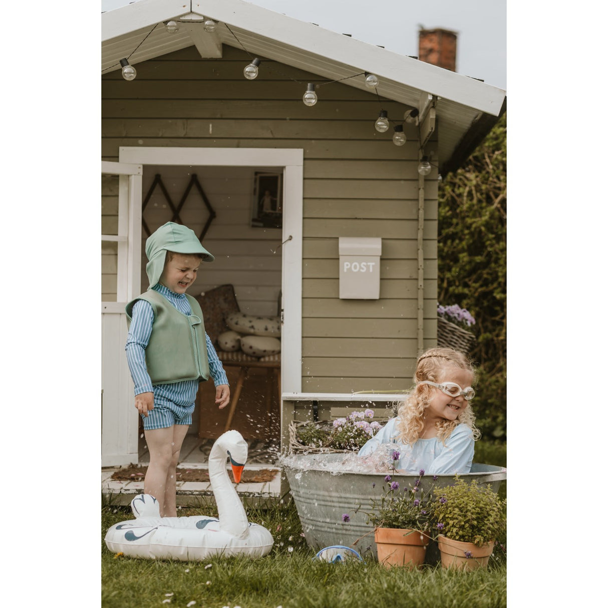 Vanilla COPENHAGEN Fern Green Fern Green Swim Vest Neo