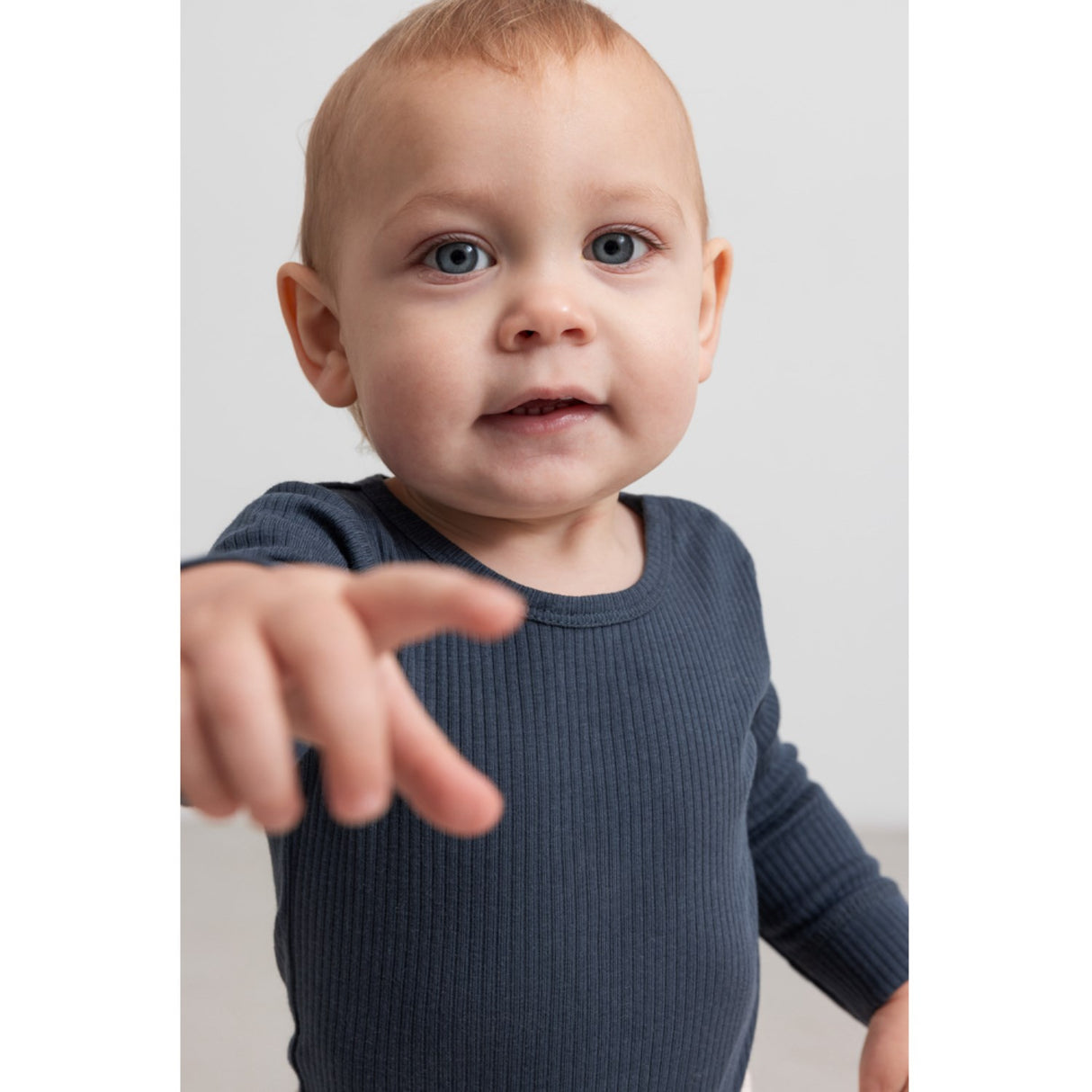 MarMar Modal Blue Plain Body LS