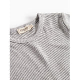 MarMar Modal Melange Light Grey Melange Plain T-shirt