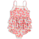 Konges Sløjd Rose Anglaise Manuca Frill Swimsuit Grs