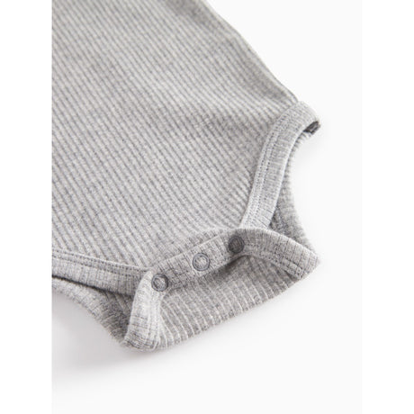 MarMar Modal Melange Light Grey Melange Plain Body LS