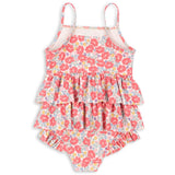 Konges Sløjd Rose Anglaise Manuca Frill Swimsuit Grs
