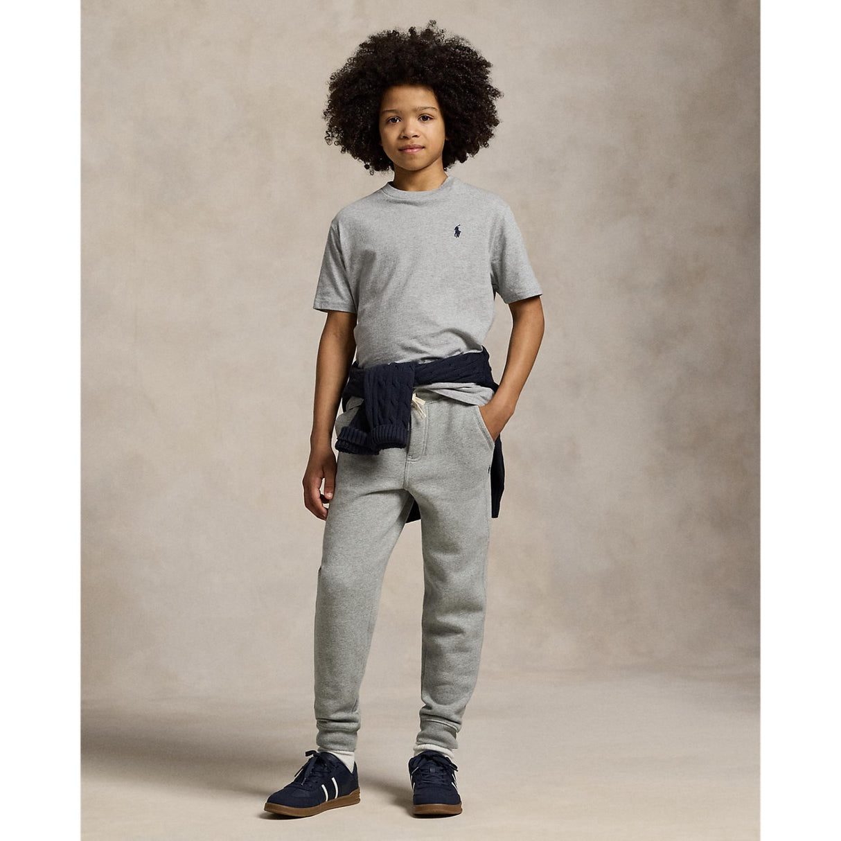 Polo Ralph Lauren Boy Short Sleeved T-shirt Andover Heather