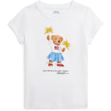 Polo Ralph Lauren White Sparkle Bear T-Shirt