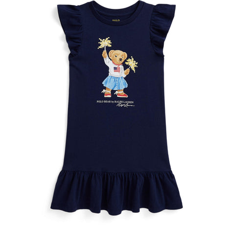 Polo Ralph Lauren Newport Navy Sparkle Bear Day Dress