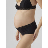 Mama;licious Black Mlheal Hw Lace Panties 2-P Noos