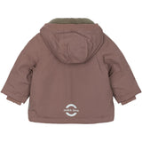 Mikk-Line Twilight Mauve Nylon Baby Jacket - Solid