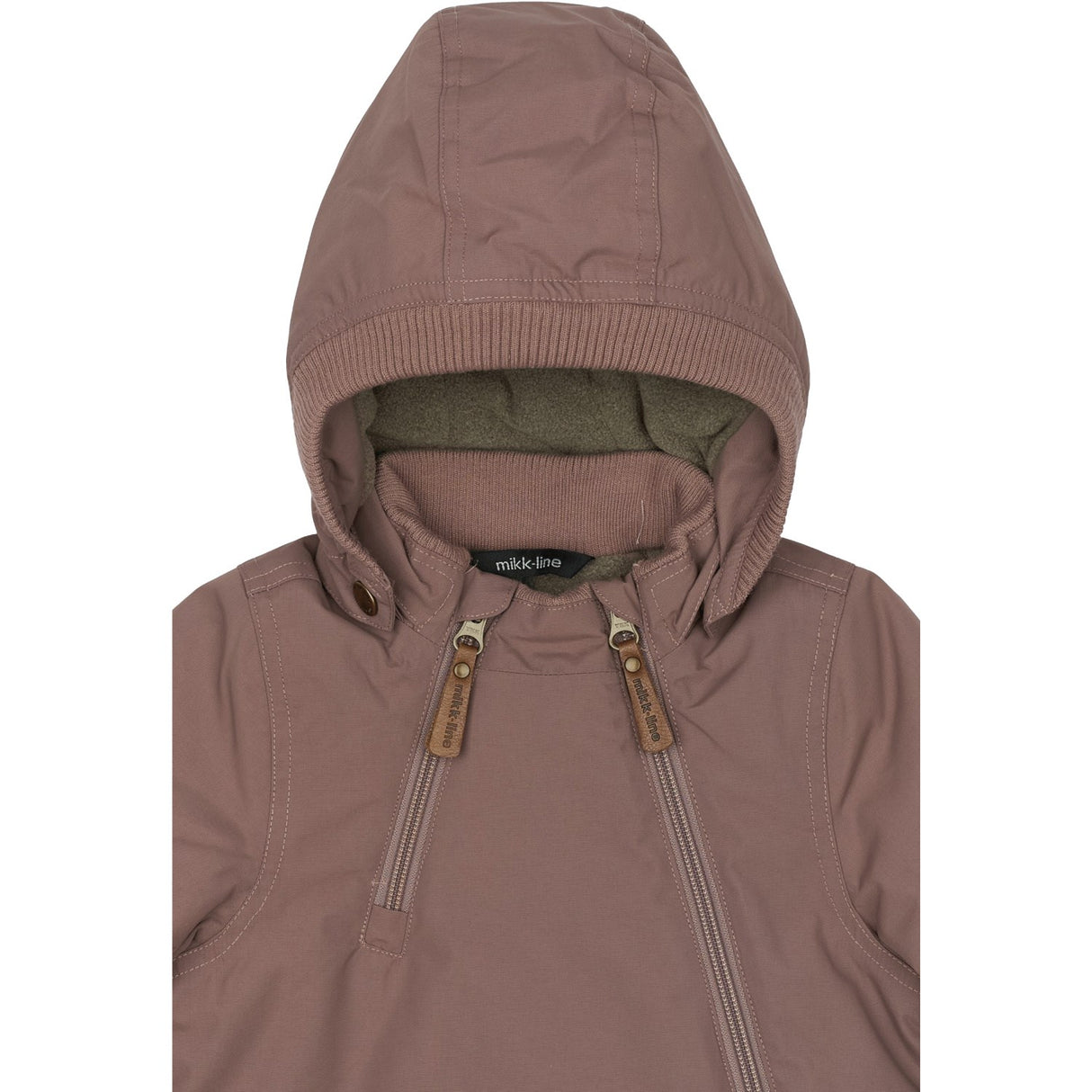 Mikk-Line Twilight Mauve Nylon Baby Jacket - Solid