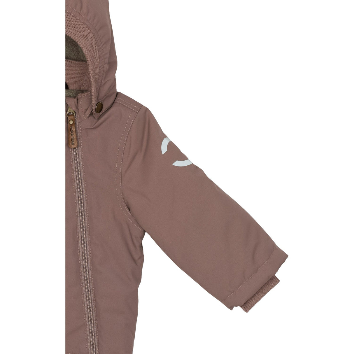 Mikk-Line Twilight Mauve Nylon Baby Jacket - Solid