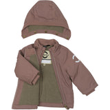 Mikk-Line Twilight Mauve Nylon Baby Jacket - Solid