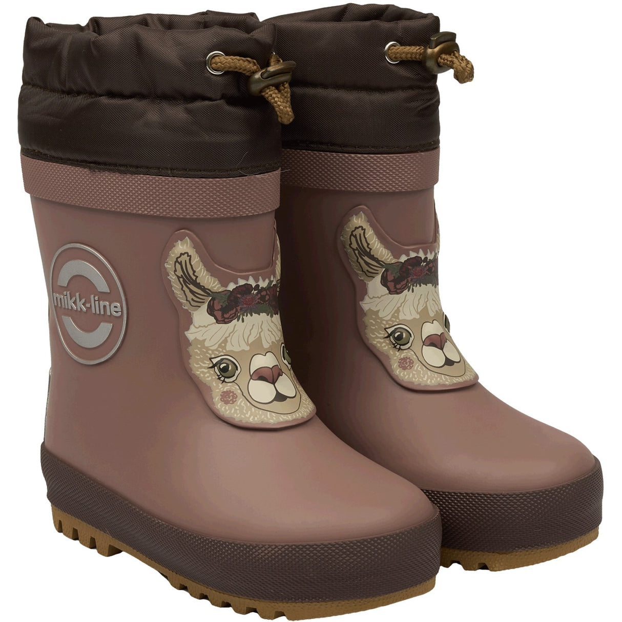 Mikk-Line Twilight Mauve Winter Wellies 3D