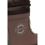 Mikk-Line Twilight Mauve Winter Wellies 3D