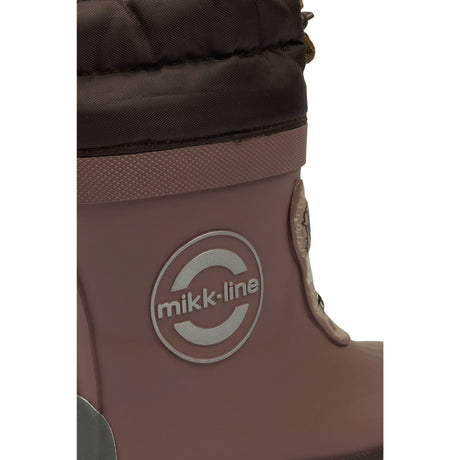 Mikk-Line Twilight Mauve Winter Wellies 3D